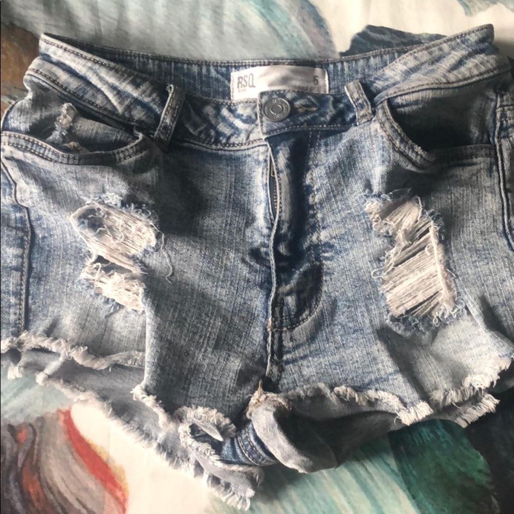 High waisted shorts